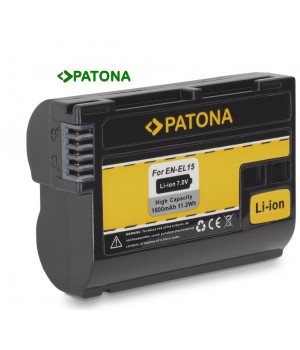 Acumulator Nikon EN-EL15, ENEL15, 100% DECODAT, compatibil marca Patona,